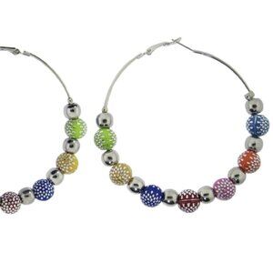 Basketball Wives Hoop Earrings : Multi Color